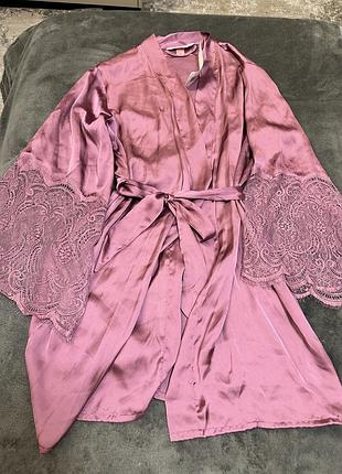 Розкішний сатиновий халат hunkemoller private collection
