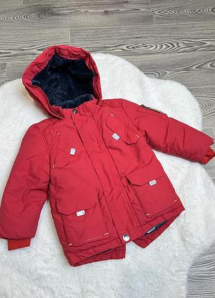 Червона дитяча куртка baker by ted baker, 12–18 місяців