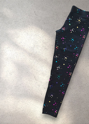Хлопковые лосины с принтом звезд