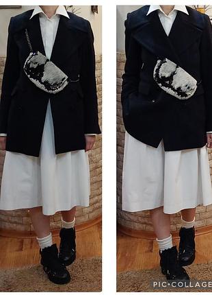 Дизайнерский бушлат из шерсти и кашемира от burberry