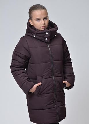 Зимова куртка пуховик для дівчинки 134, 140, 146 см