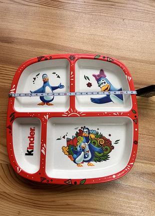 Тарілка дитяча kinder нова 2 шт