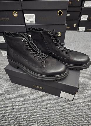 Черевики чоловічі преміум бренд kazar, шкіра натуральна. розпродаж!!!