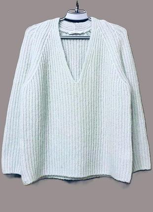 Джемпер свободного кроя 56% альпака, 44% хлопок от hessnatur.