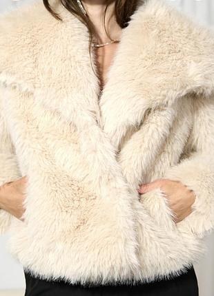 Шуба зі штучного хутра тренд коротка еко шуба