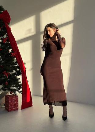 Элегантное женское платье двойник 😍