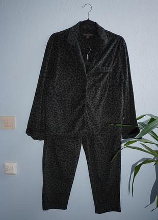 Велюровая пижама donna karan