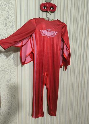 Карнавальный костюм аллет герои в масках девушка сова нот