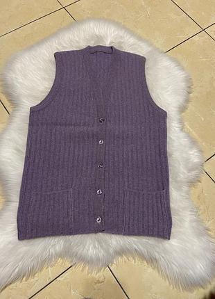 Стильний жилет шерсть