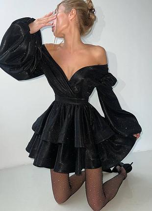 Сукня блискуча святкова🖤🥂🖤