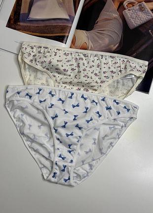 112 комплект набір жіночих бавовняних трусиків сліпів