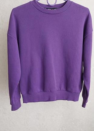 Свитшот фиолетовый размер xs-s
