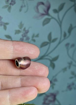 Шарм pandora червоне серце сердечко