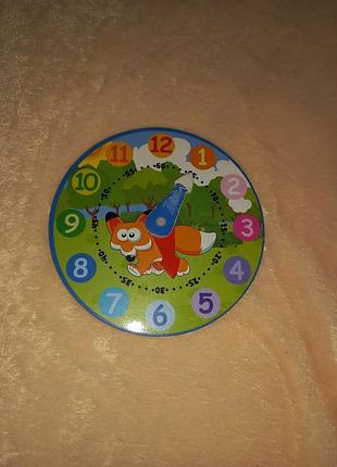 Учим время часы