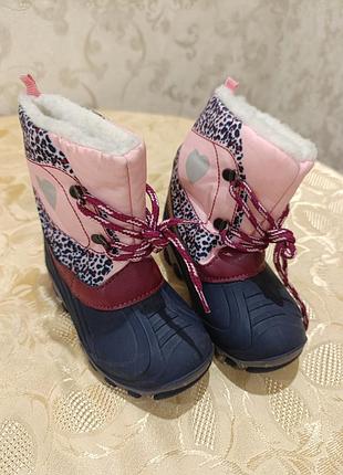 Зимние ботинки фирмы lupilu 25 г.