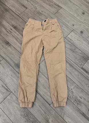 Штани bershka коричневі xs-m