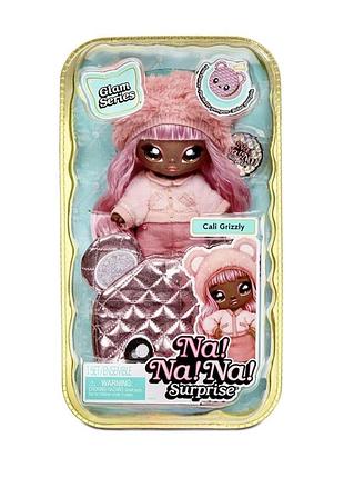 Новий в коробці ігровий набір з лялькою na! na! na! surprise серії glam - кейлі грізлі (575351)