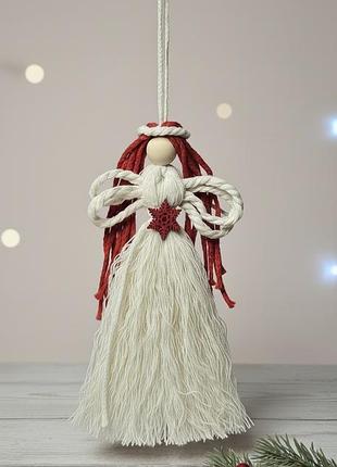 Макраме ангел/ кукла макраме / макраме / игрушка на елку