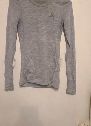 Лонгслив odlo шерсть icebreaker