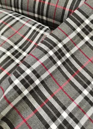 Распродажа ткани клетка костюмная