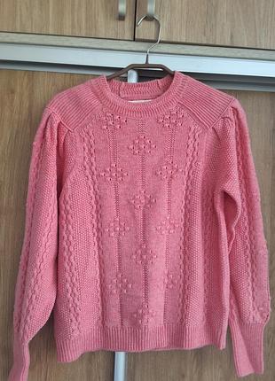 Стильный шерстяной свитер/джемпер/светик/пуловер marks and spencer. англия.