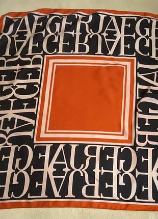 Вінтажна шовкова хустка jaeger