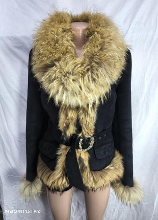 Дубленка натуральная мех натуральный женская