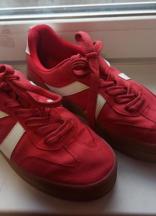 Замшевые кеды на резиновой подошве примарк