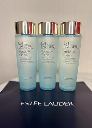 Estée lauder perfectly clean тонік для обличчя, оригінал, 200 мл