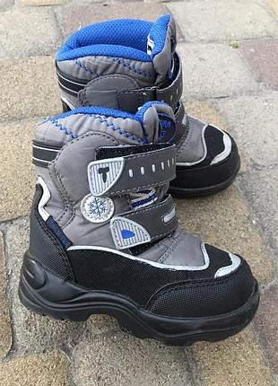 Зимние термоботинки мальчику