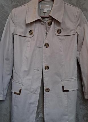 Бежевый тренч&nbsp;(плащ)michael kors.