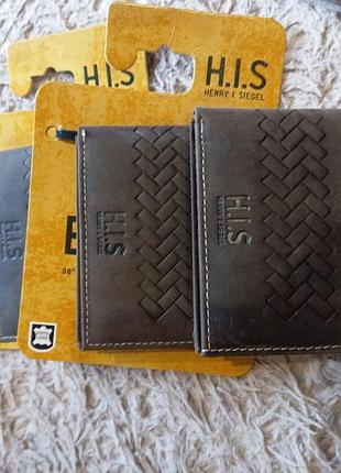 Шкіряний гаманець h.i.s.