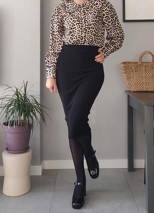 Блуза леопардова