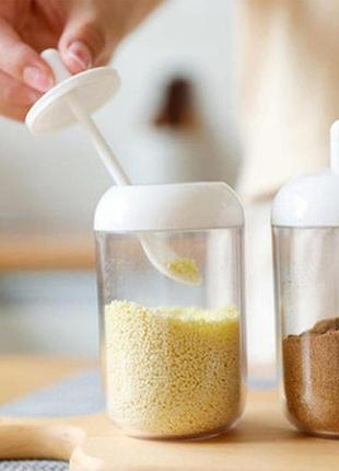 Банка с ложкой для сахара,специй,соли