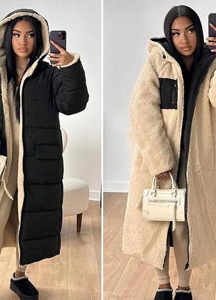 Пальто двухстороннее