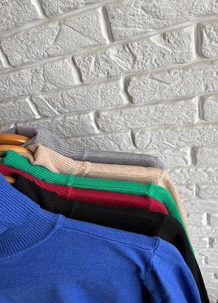 Жіночі шерстяні вовняні гольфи сірий синій зелений  рожевий чорний wool