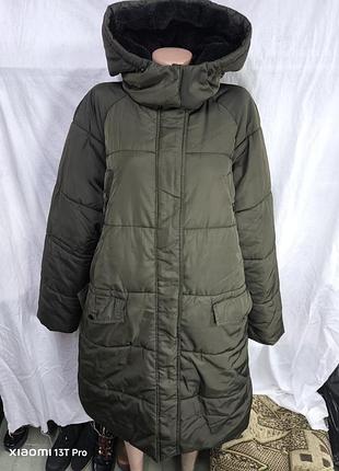 Пальто деми зима женское стеганое