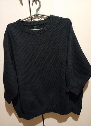 Кофта женская плотная,чёрная, размер м/л.