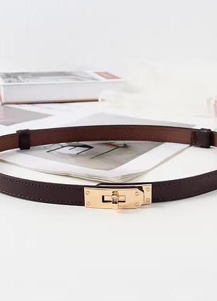 Лаконічний і стильний коричневий ремінець