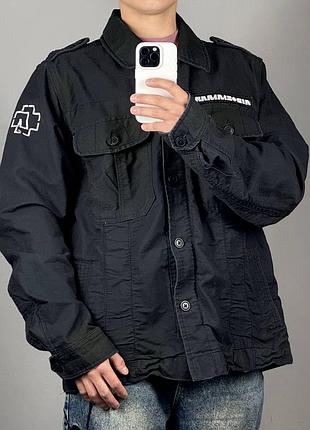 Джинсовка rammstein lifad faded куртка рамштайн мерч винтаж рубашка