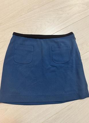 Юбка forever 21 • размер s • синяя мини