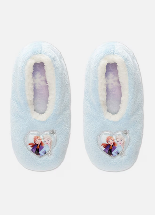Брендовые теплые пушистые тапочки термо тапочки frozen elza для девочки