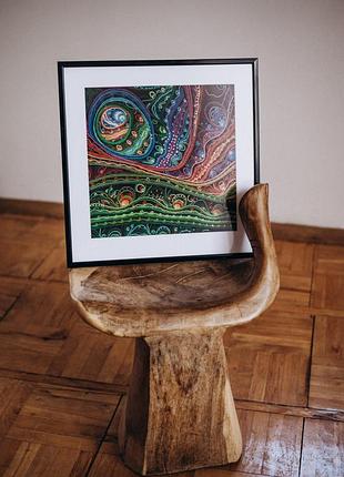 Панно картина ручної роботи вишита нитками