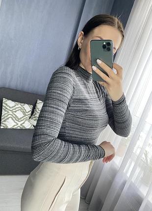 Базовий лонгслів у рубчик reserved 7