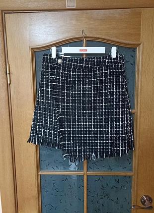 Юбка теплая букле,на запах р.42 jean pascale