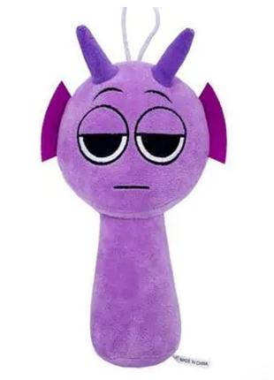 Durple персонаж melodies из игры incredibox sprunki мягкая игрушка спринки