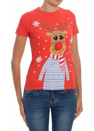 Новорічний трикотажна футболка