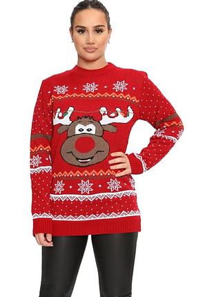 Свитер с оленем