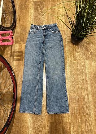 Джинси straight leg mid rise середня посадка