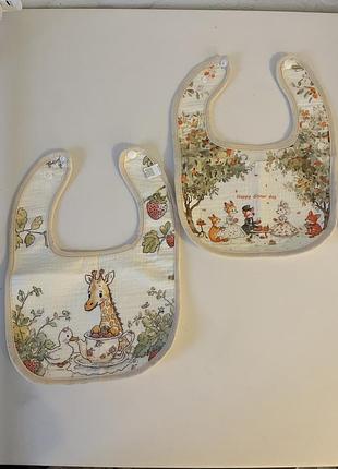 Набір слюнявчиків новий